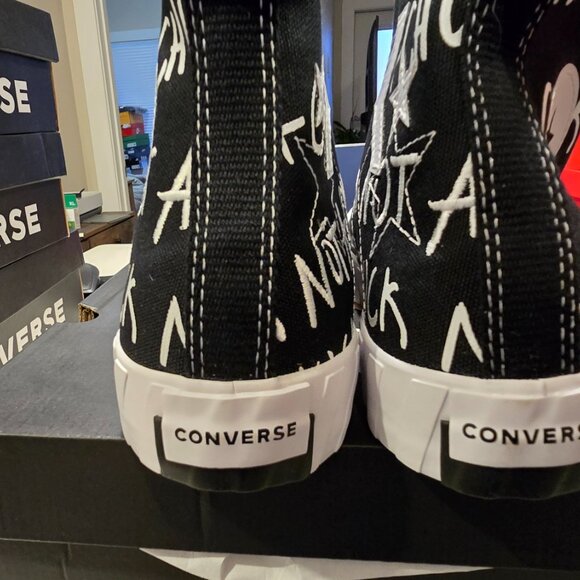 Size 10 - Converse Chuck 70 High UNT1TL3D - Black 166502C Shoes Sneakers NEW - Picture 8 of 16